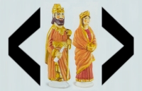 Open Tag with chess pieces